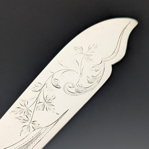 1890年頃 英国アンティーク 純銀ハンドル カトラリー2ペア